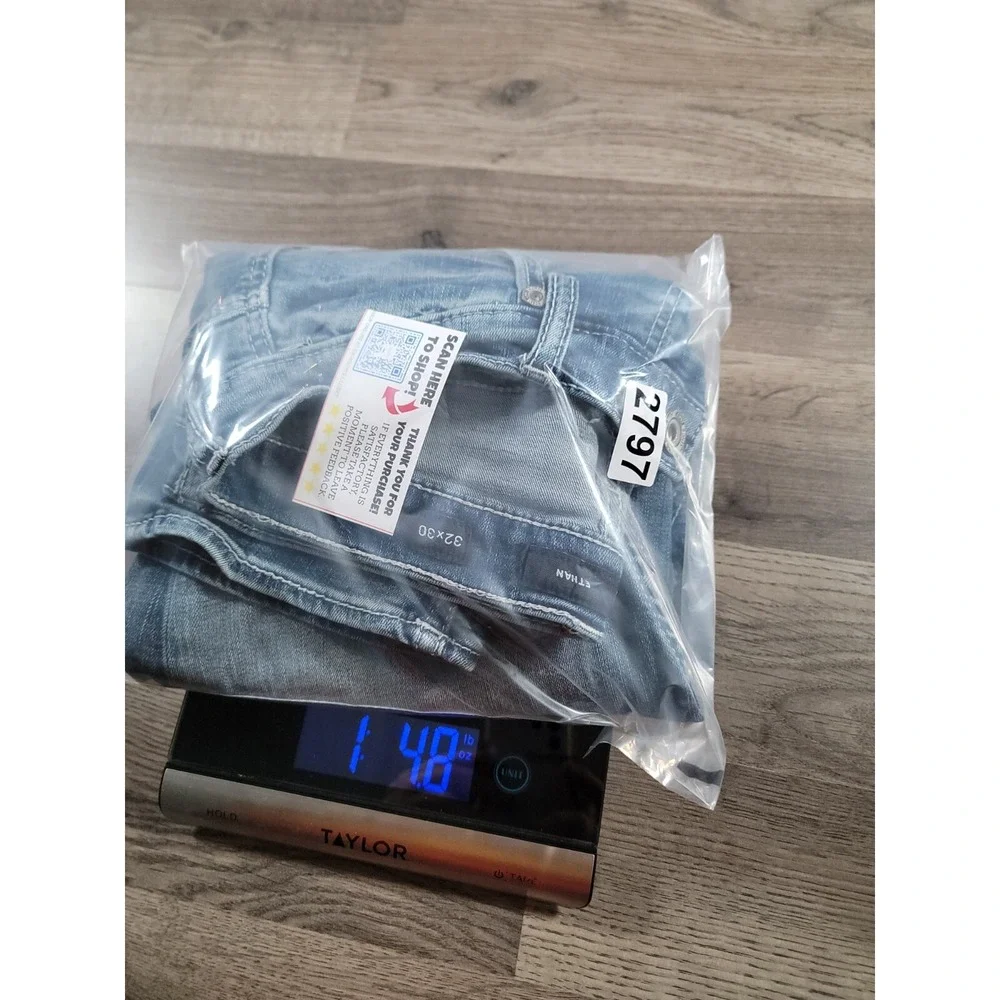 BKE Jeans Size 30x28* Blue Medium Wash Ethan Slim Fit Stretch Cotton Preppy Mens